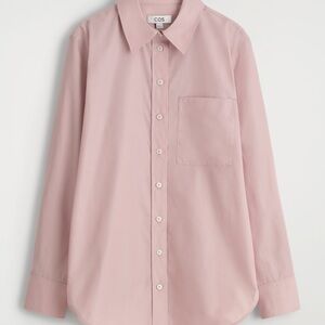 COS Light Pink Button-Down Shirt
